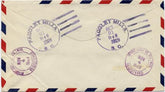 US South Carolina, Pacolet Mills 681 Fancy Cancel Cover, "PM"